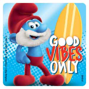 The Smurfs - Good Vibes Foil Stickers